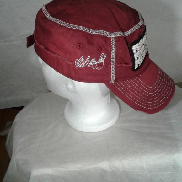 Bob Marley destress biker hat/ball cap - Picture 4 of 9